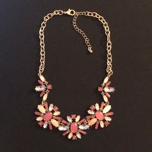 Pink statement necklace